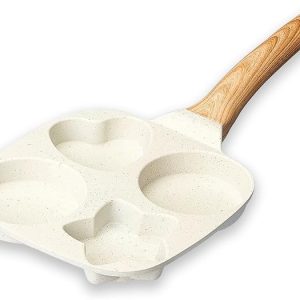 4-i-1 Stekpannan med Nonstick & roliga former