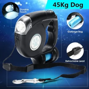 Hundkoppel med LED Ljus