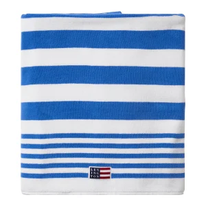 Lexington Striped Cotton Terry Family Strandhandduk