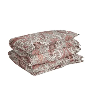 GANT Key West Paisley Påslakan - Faded Brick