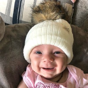 Babymössa Med Tofs (0-1 år)